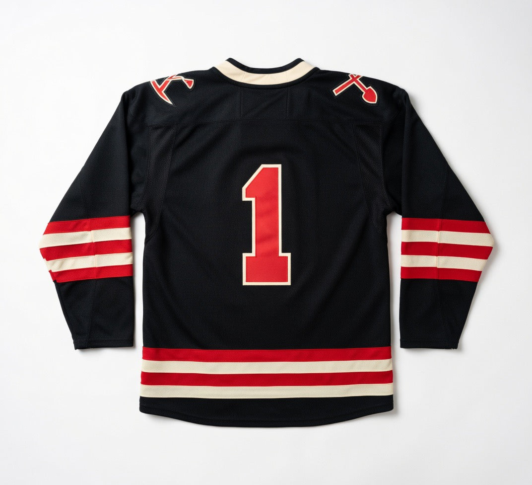 Buchans Miners Jersey-Black