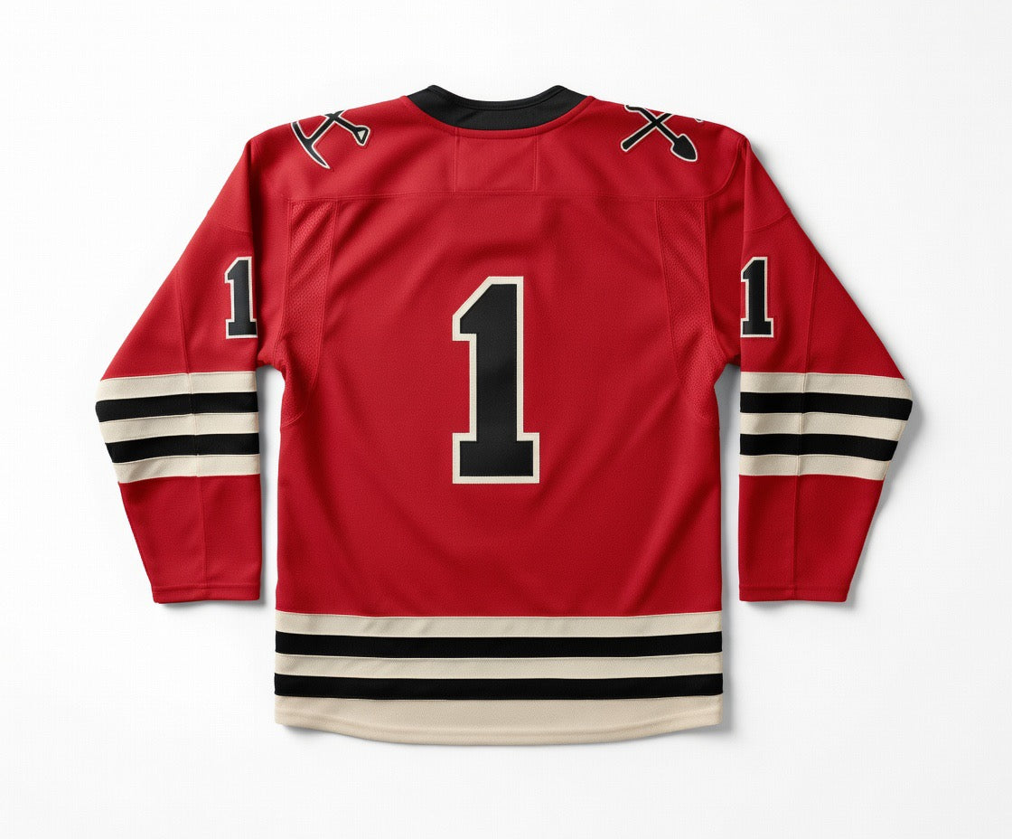 Buchans Miners Jersey-Red