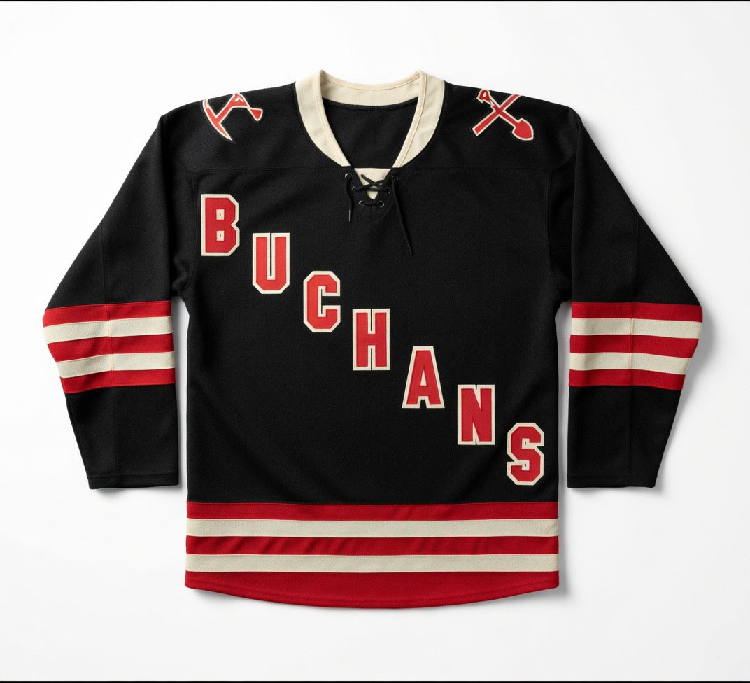 Buchans Miners Jersey-Black